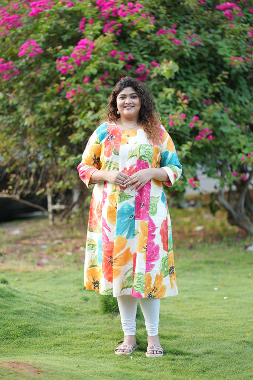 Elara Floral Kurti