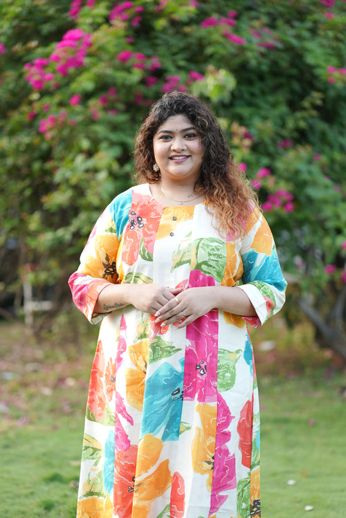 Elara Floral Kurti