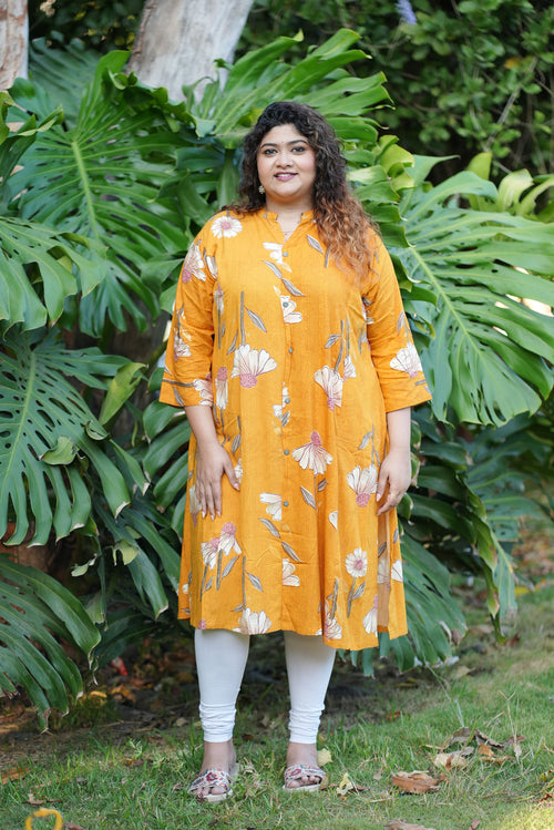 Marigold Floral Kurti