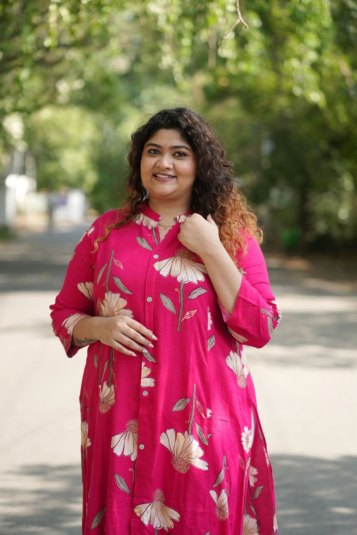 Zinnia Floral Kurti