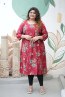 Roselle Floral Kurti