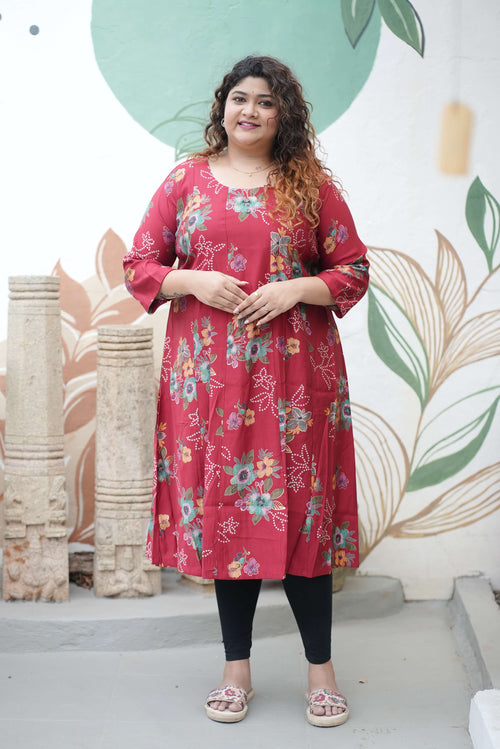 Roselle Floral Kurti