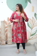 Roselle Floral Kurti