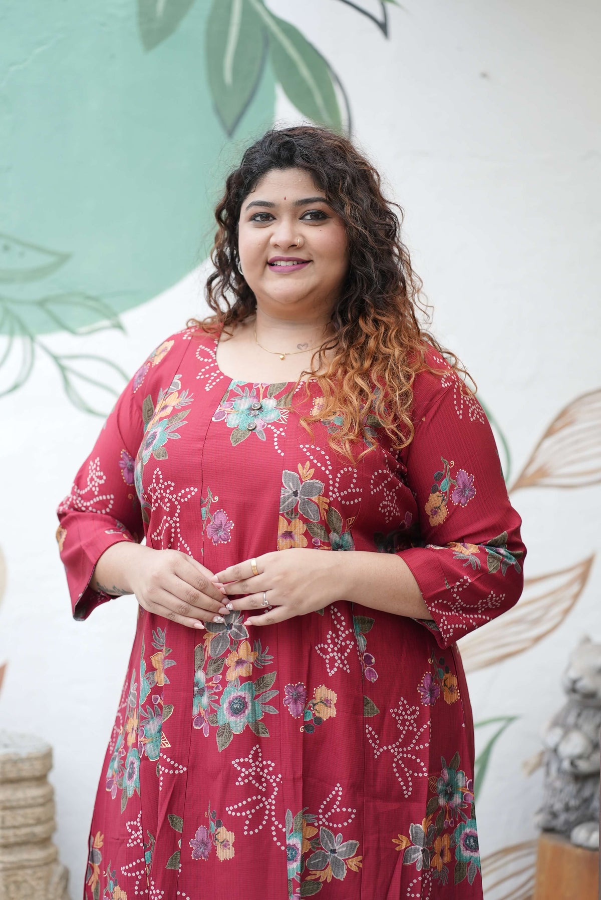 Roselle Floral Kurti