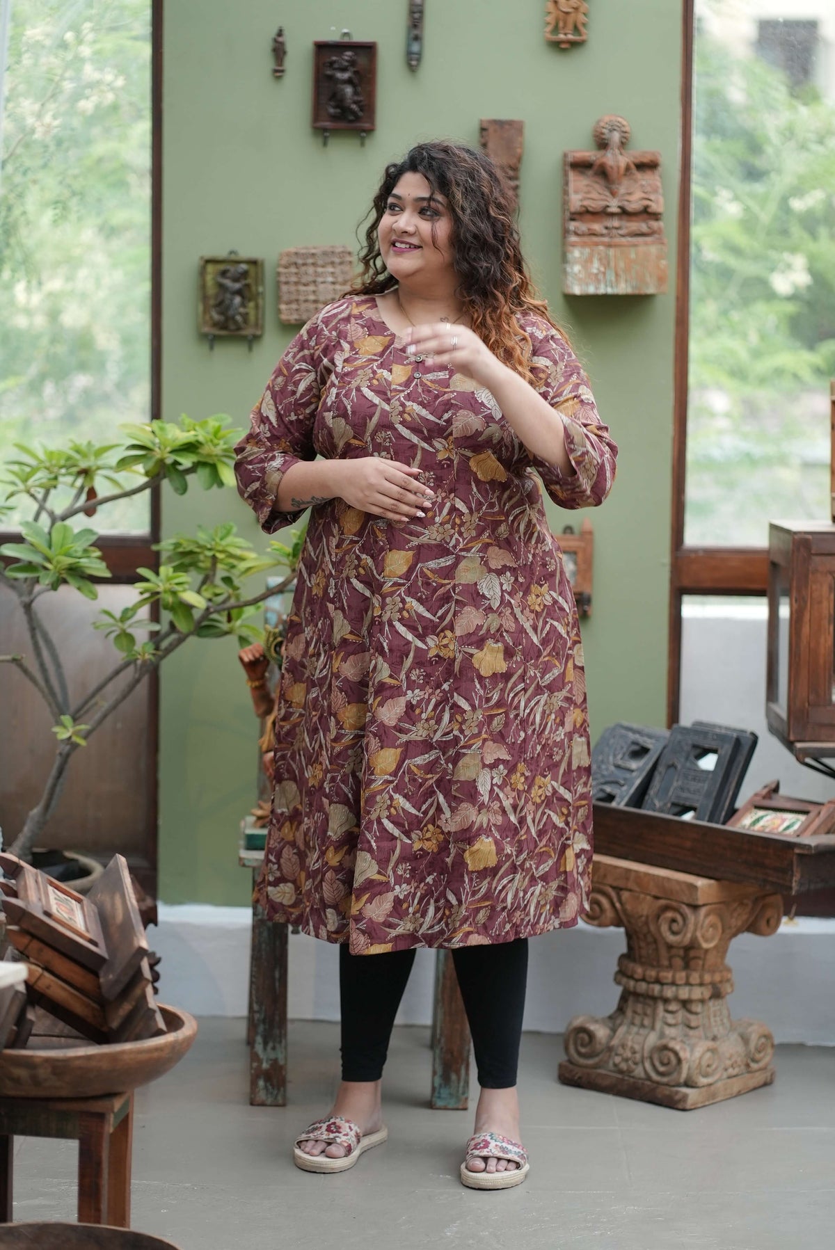 Hazelle Floral Kurti