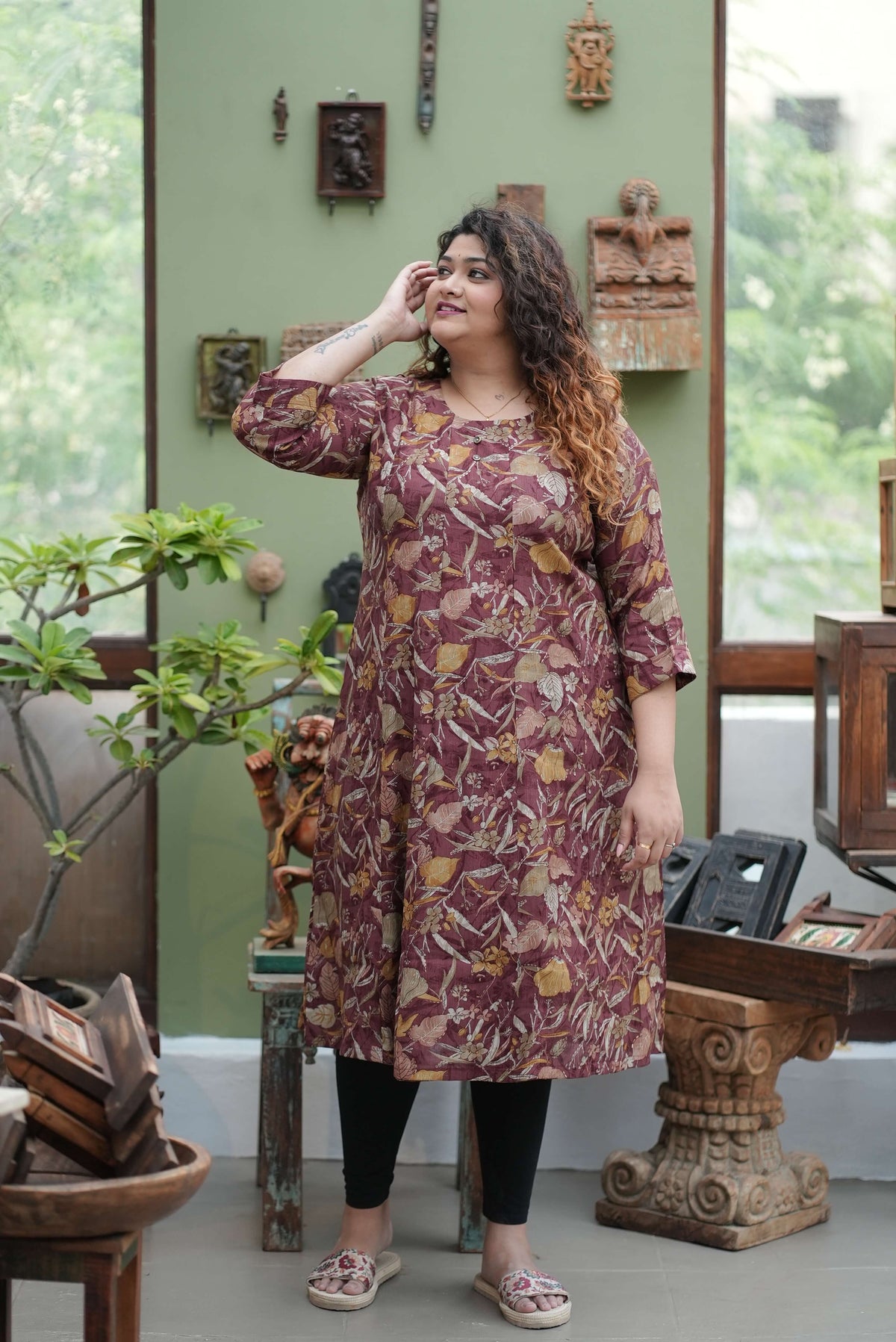 Hazelle Floral Kurti